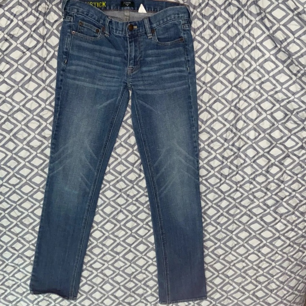 Straight leg jeans